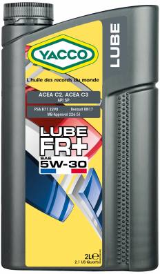 Олива моторна YACCO LUBE FR+ 5W30 4л